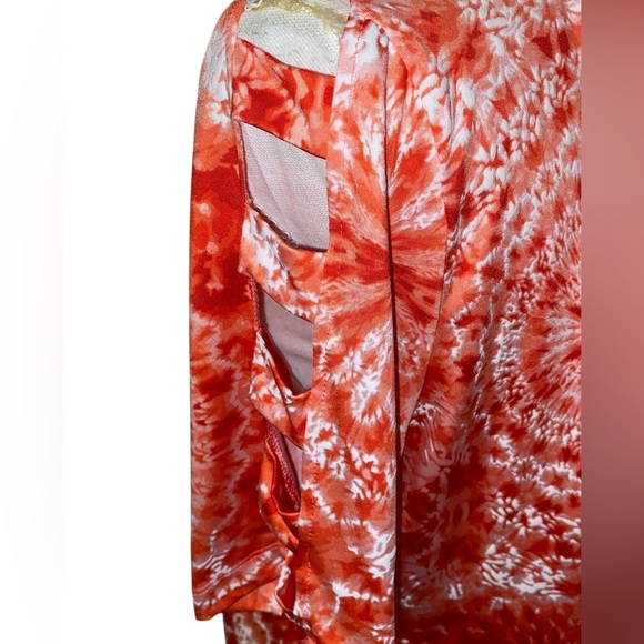 Ruby Rd Tunic Top in Orange Size Large - Picture 4 of 6